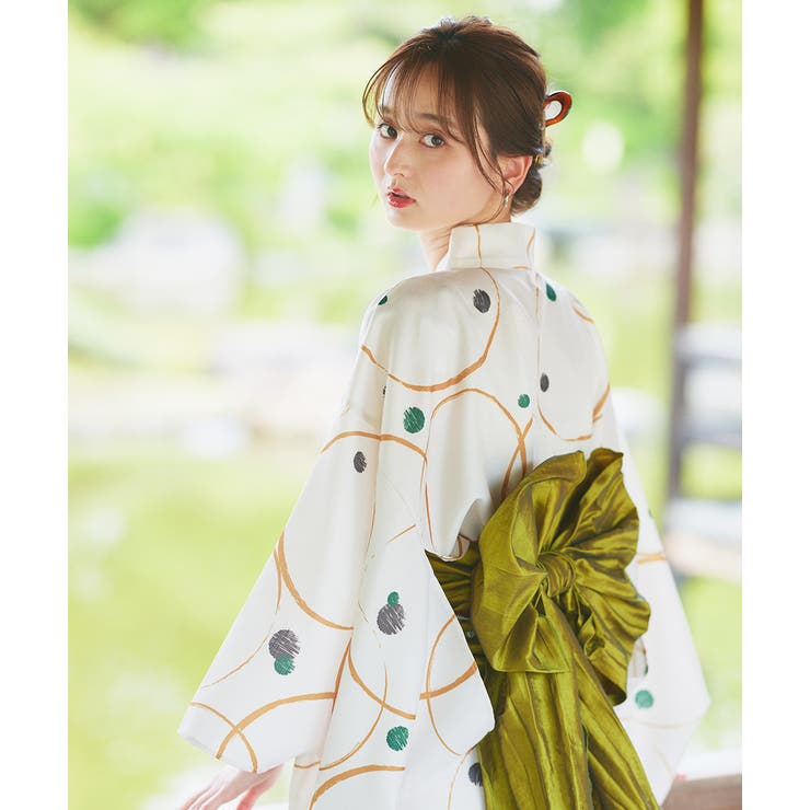 ３点セット ニュアンス柄セパレート２WAY浴衣セット | ad thie | 詳細画像20 