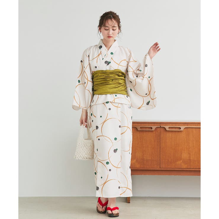 3点セット ニュアンス柄セパレート2WAY浴衣セット[品番