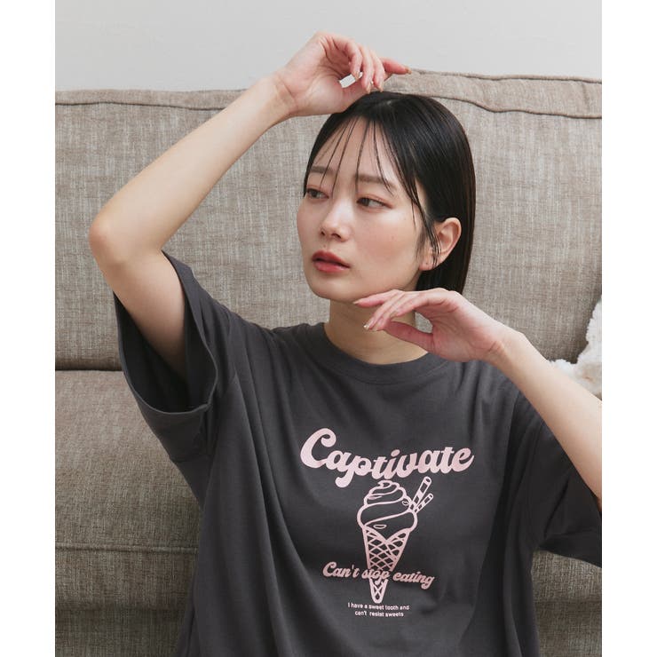 アイスクリームプリント スムースショートパンツルームウェア | ad thie | 詳細画像20 