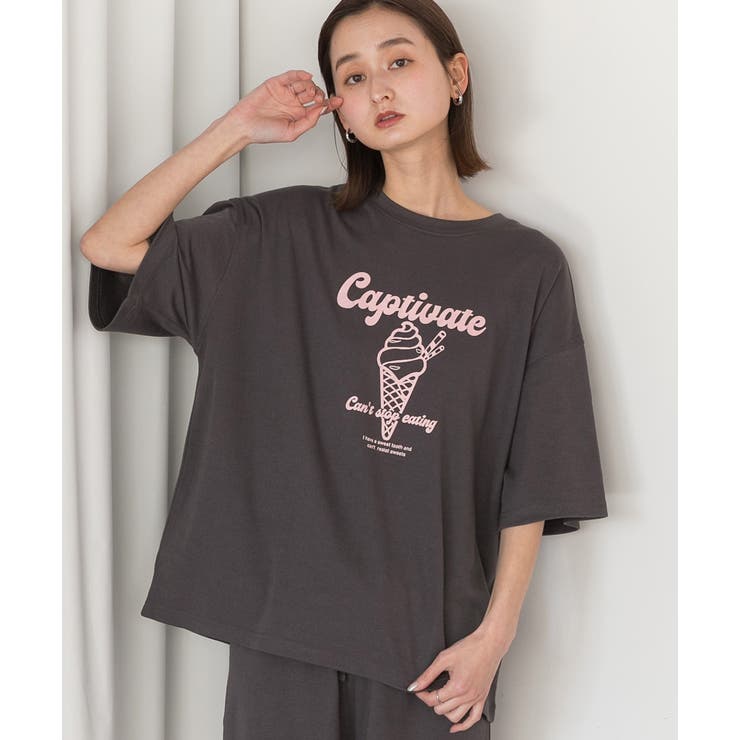 アイスクリームプリント スムースショートパンツルームウェア | ad thie | 詳細画像3 