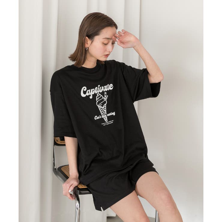 アイスクリームプリント スムースショートパンツルームウェア | ad thie | 詳細画像37 