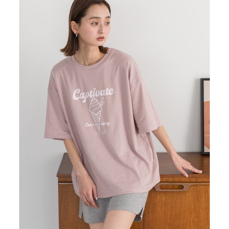 アイスクリームプリント スムースショートパンツルームウェア | ad thie | 詳細画像40 