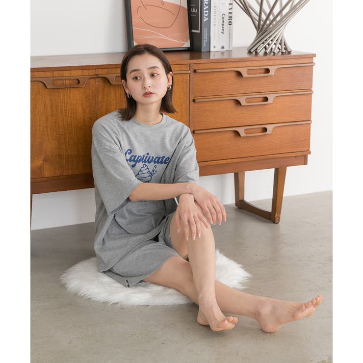 アイスクリームプリント スムースショートパンツルームウェア | ad thie | 詳細画像56 