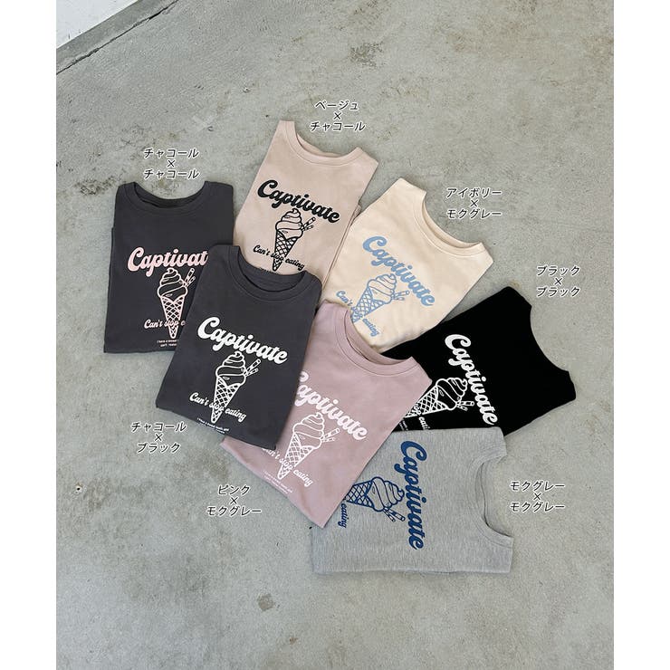 アイスクリームプリント スムースショートパンツルームウェア | ad thie | 詳細画像73 