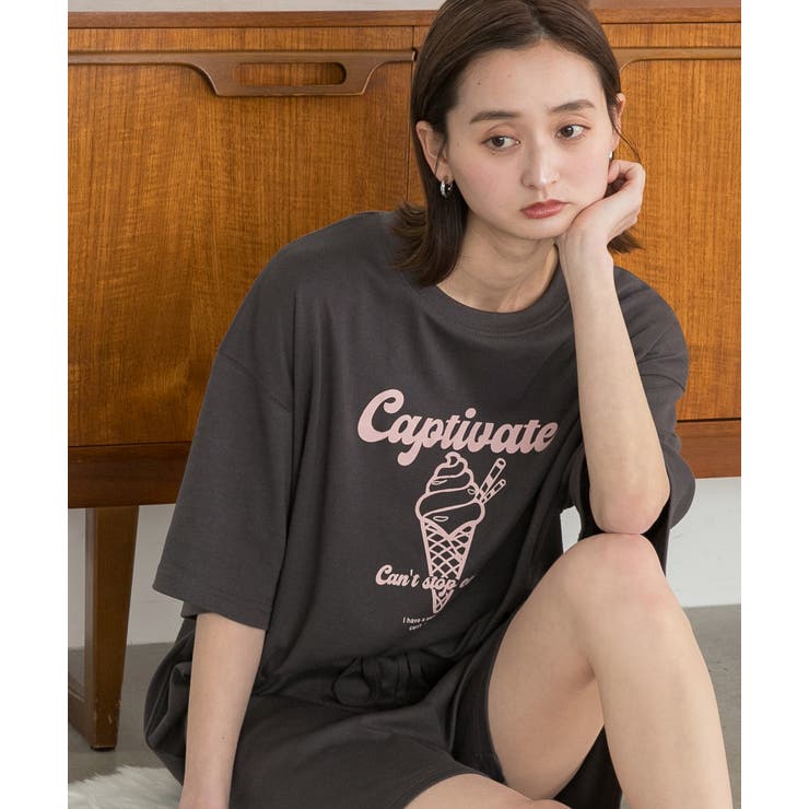 アイスクリームプリント スムースショートパンツルームウェア | ad thie | 詳細画像9 