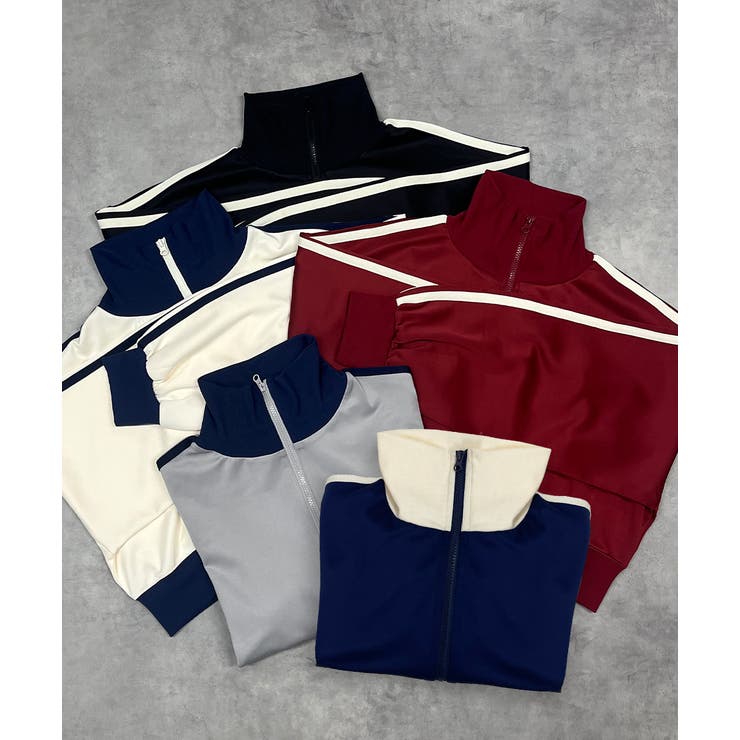 ショート丈 トラックジャケット | ad thie | 詳細画像44 