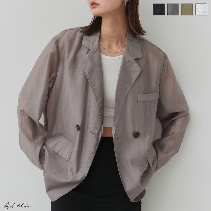 オーバーサイズ シアージャケット | ad thie | 詳細画像1 