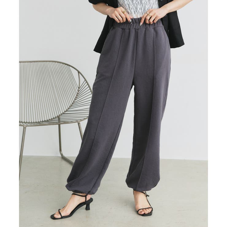 ピンタック スエットジョガーパンツ | ad thie | 詳細画像12 