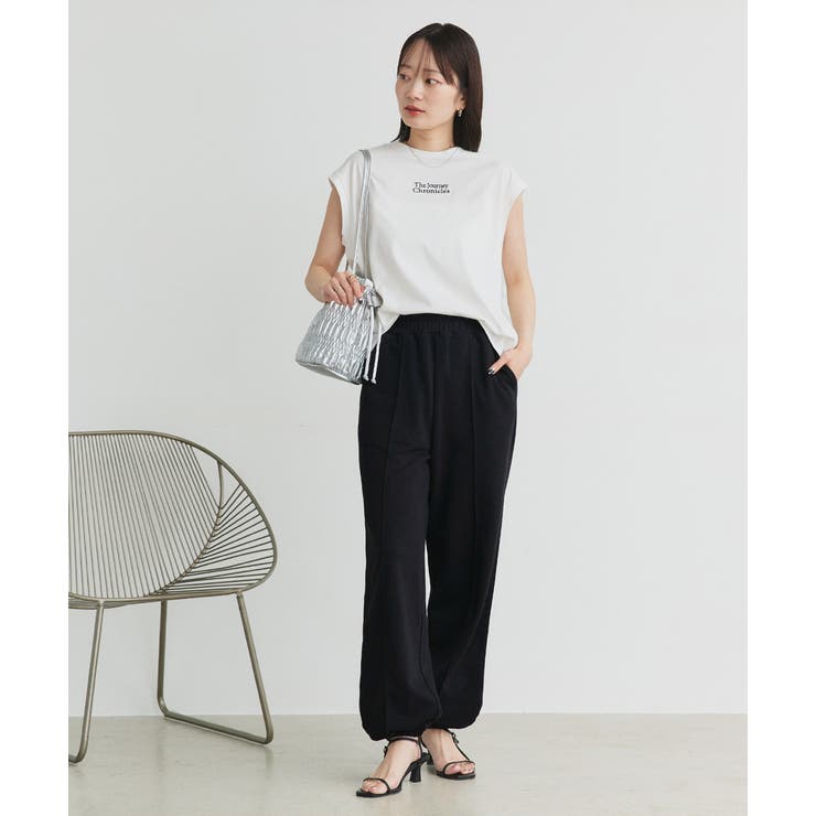 ピンタック スエットジョガーパンツ | ad thie | 詳細画像13 