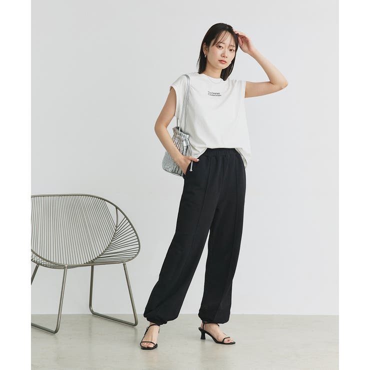 ピンタック スエットジョガーパンツ | ad thie | 詳細画像14 