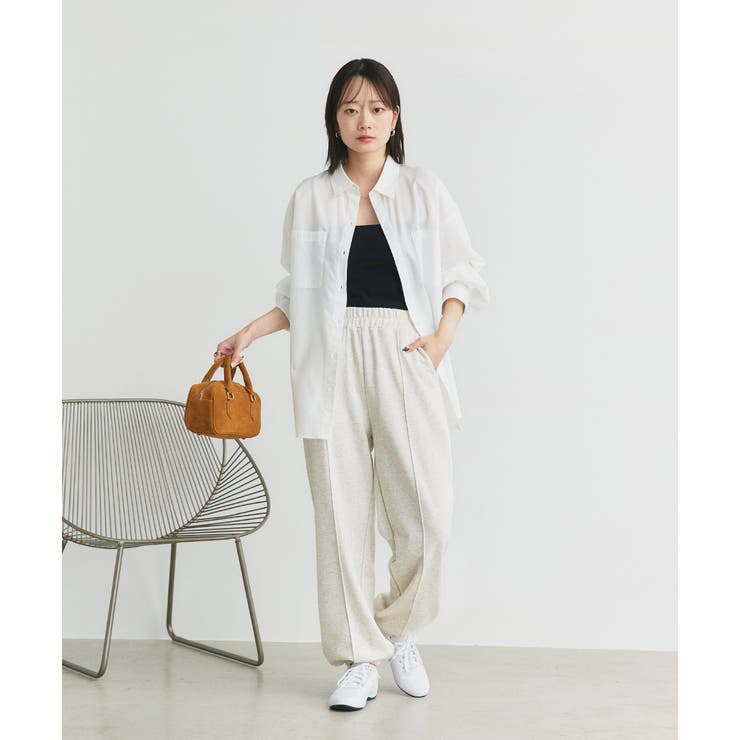 ピンタック スエットジョガーパンツ | ad thie | 詳細画像2 