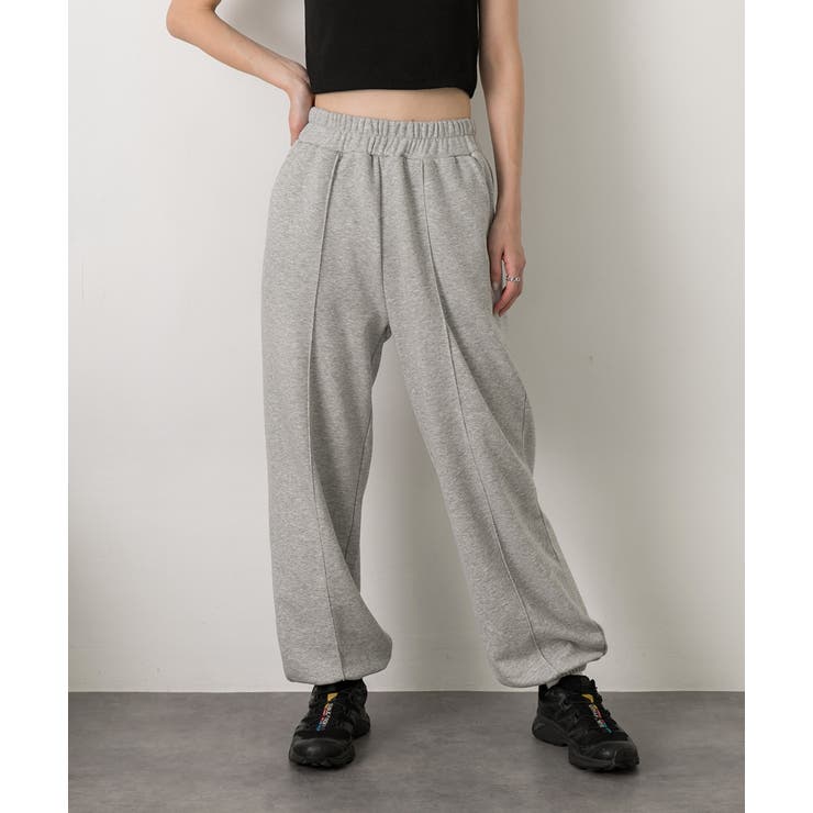 ピンタック スエットジョガーパンツ | ad thie | 詳細画像24 