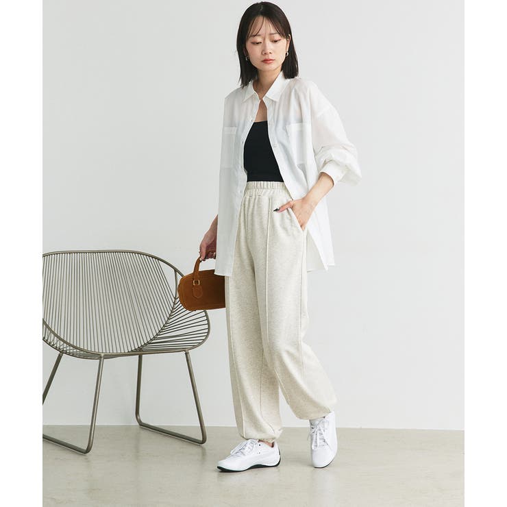 ピンタック スエットジョガーパンツ | ad thie | 詳細画像3 