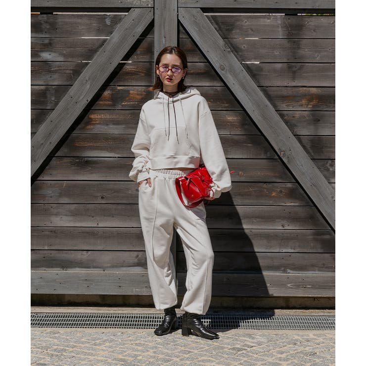 ピンタック スエットジョガーパンツ | ad thie | 詳細画像37 