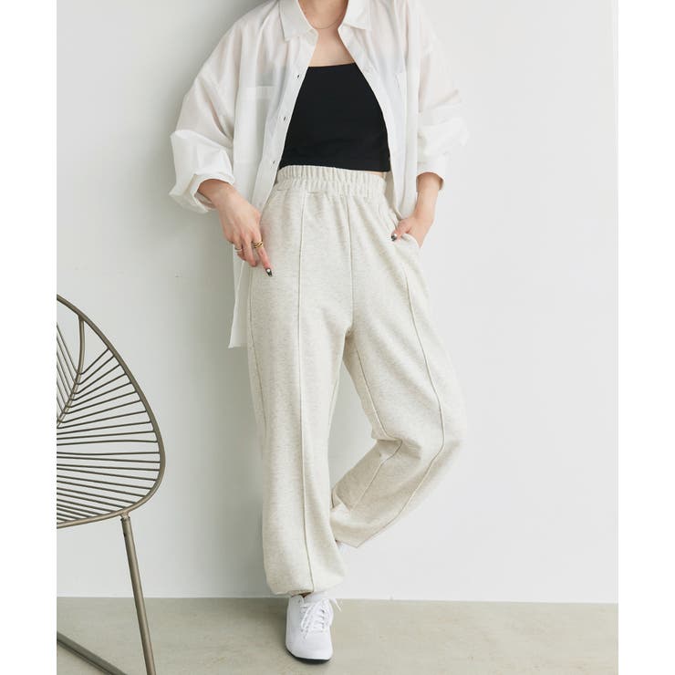 ピンタック スエットジョガーパンツ | ad thie | 詳細画像4 