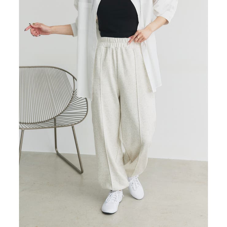 ピンタック スエットジョガーパンツ | ad thie | 詳細画像5 