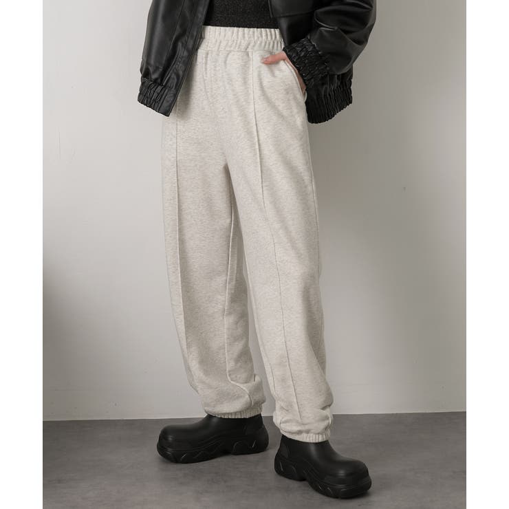 ピンタック スエットジョガーパンツ | ad thie | 詳細画像64 