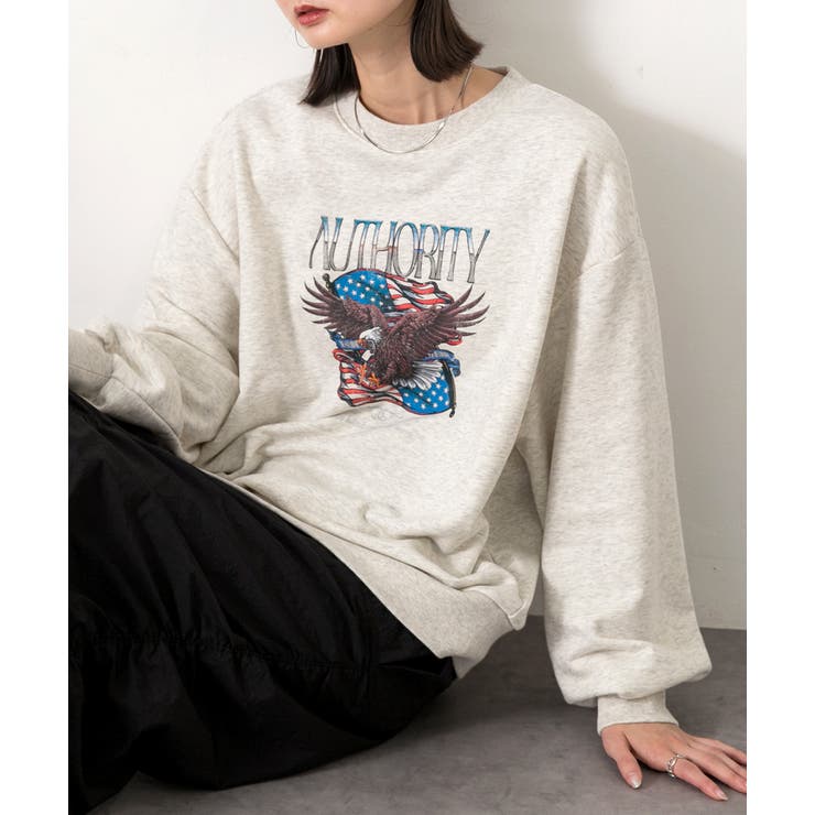 ヴィンテージ柄 ビッグプルオーバー | ad thie | 詳細画像10