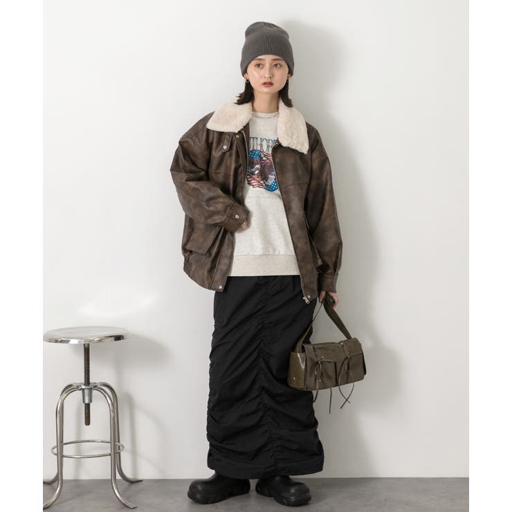 ヴィンテージ柄 ビッグプルオーバー | ad thie | 詳細画像12