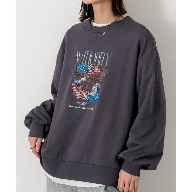 ヴィンテージ柄 ビッグプルオーバー | ad thie | 詳細画像15