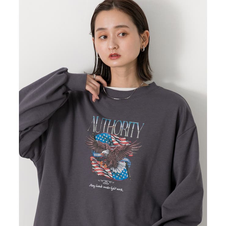 ヴィンテージ柄 ビッグプルオーバー | ad thie | 詳細画像16