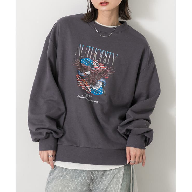 ヴィンテージ柄 ビッグプルオーバー | ad thie | 詳細画像18