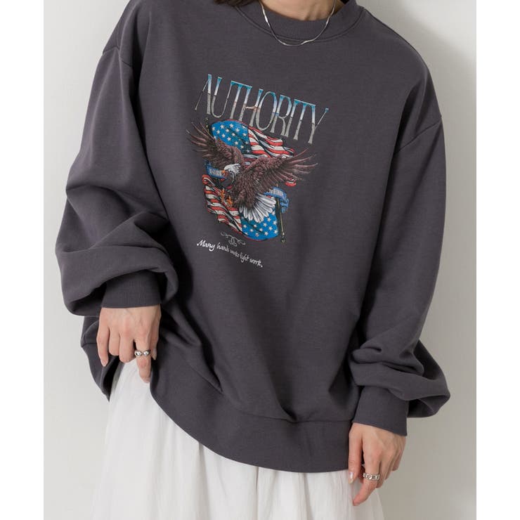 ヴィンテージ柄 ビッグプルオーバー | ad thie | 詳細画像23