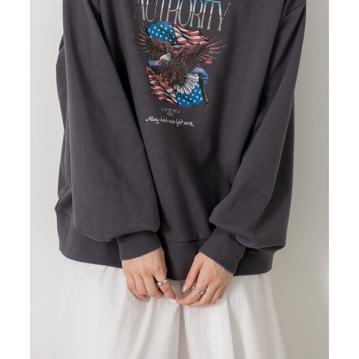 ヴィンテージ柄 ビッグプルオーバー | ad thie | 詳細画像24