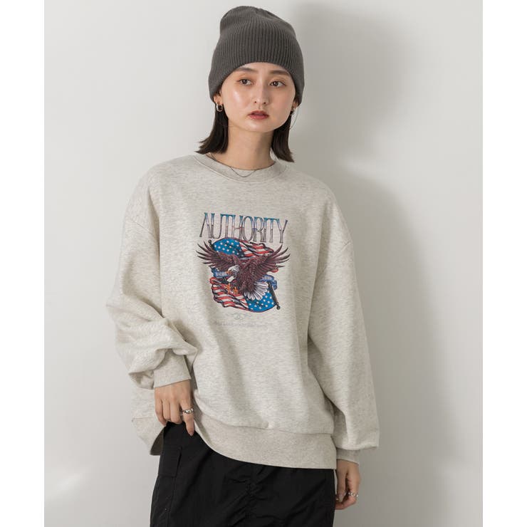 ヴィンテージ柄 ビッグプルオーバー | ad thie | 詳細画像4