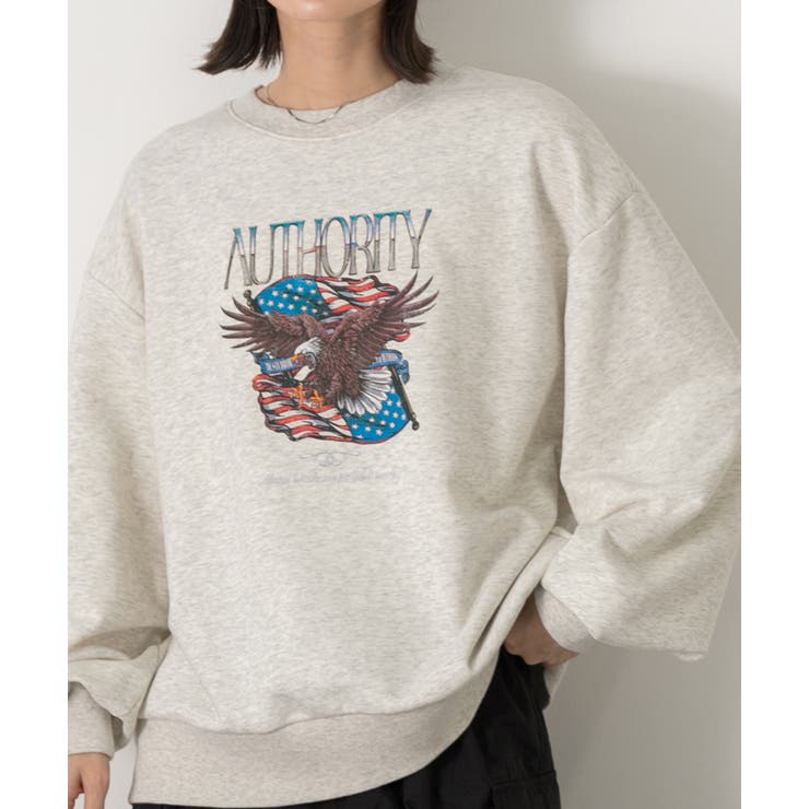 ヴィンテージ柄 ビッグプルオーバー | ad thie | 詳細画像5