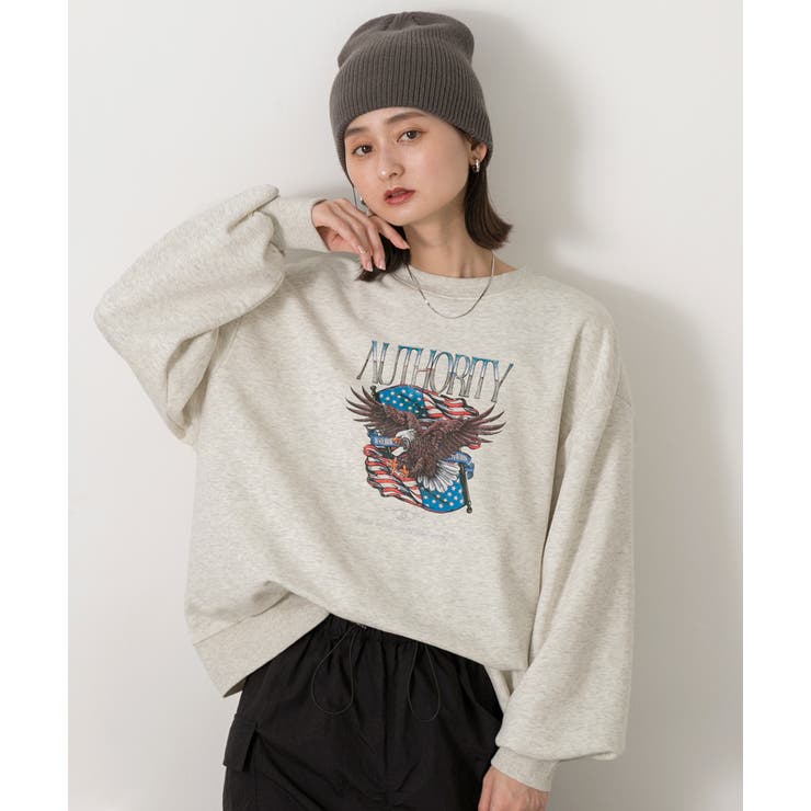 ヴィンテージ柄 ビッグプルオーバー | ad thie | 詳細画像7