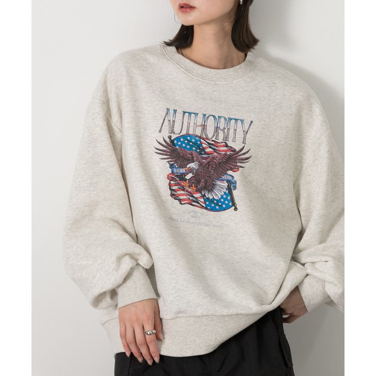 ヴィンテージ柄 ビッグプルオーバー | ad thie | 詳細画像8