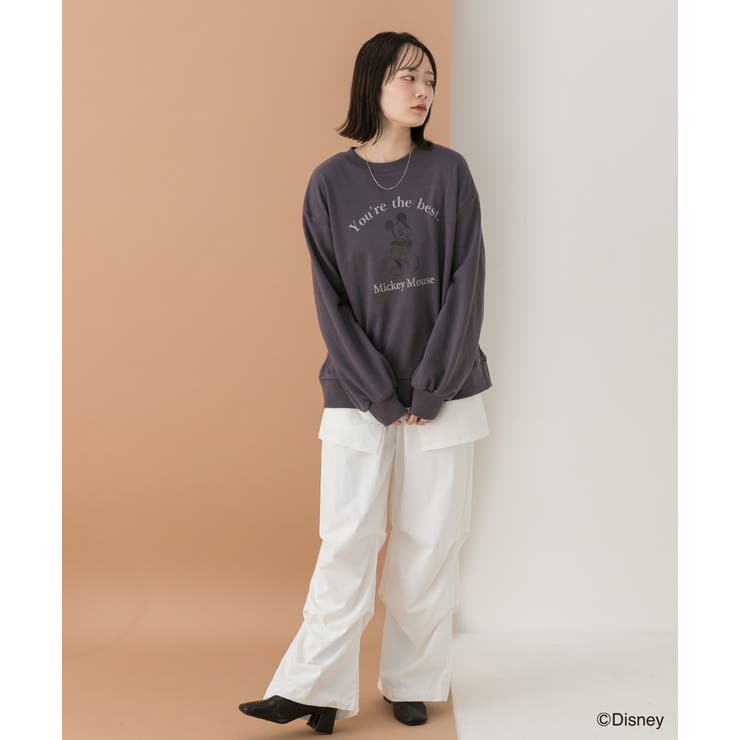 ≪Mickey Mouse≫ 裏毛ビッグプルオーバー | ad thie | 詳細画像12 