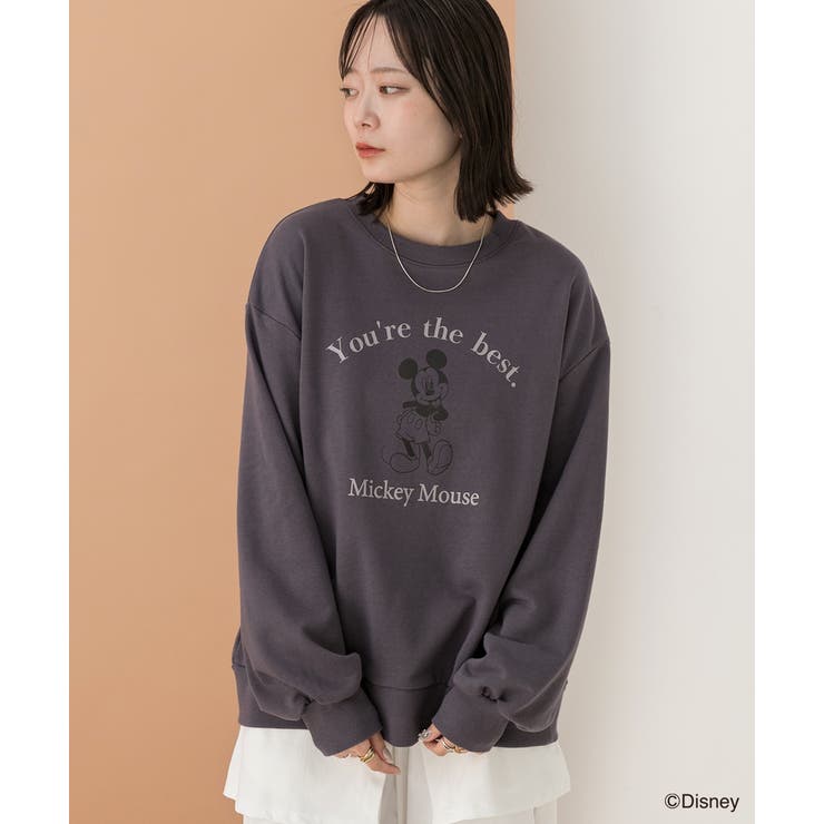≪Mickey Mouse≫ 裏毛ビッグプルオーバー | ad thie | 詳細画像13 