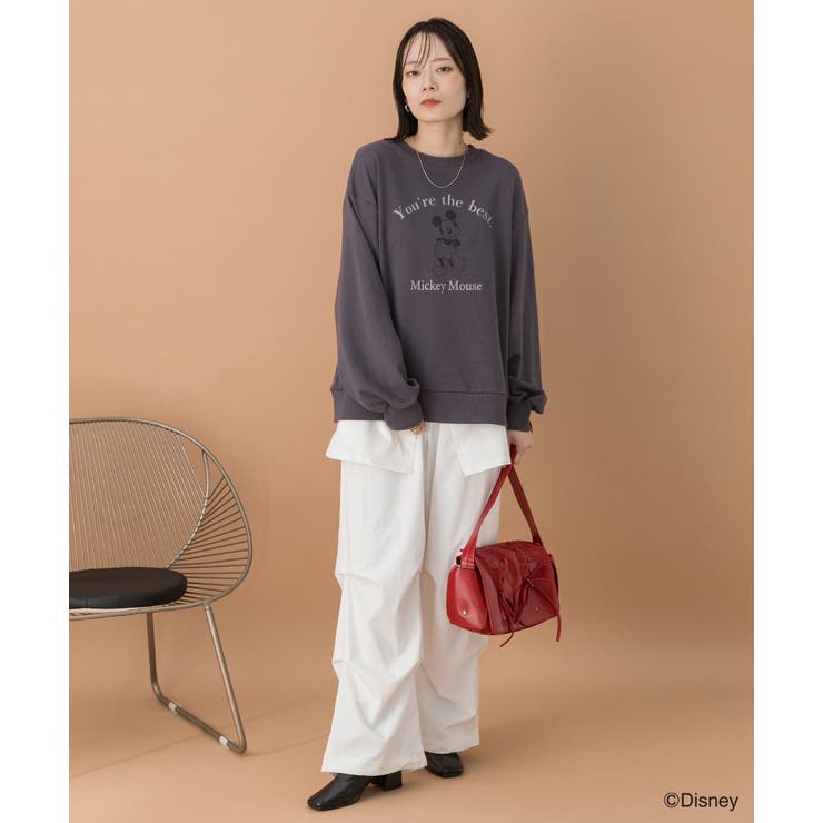 ≪Mickey Mouse≫ 裏毛ビッグプルオーバー | ad thie | 詳細画像14 