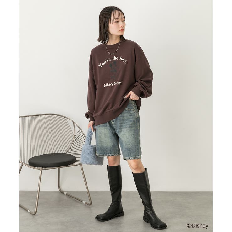 ≪Mickey Mouse≫ 裏毛ビッグプルオーバー | ad thie | 詳細画像21 