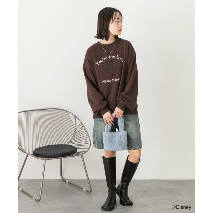 ≪Mickey Mouse≫ 裏毛ビッグプルオーバー | ad thie | 詳細画像26 
