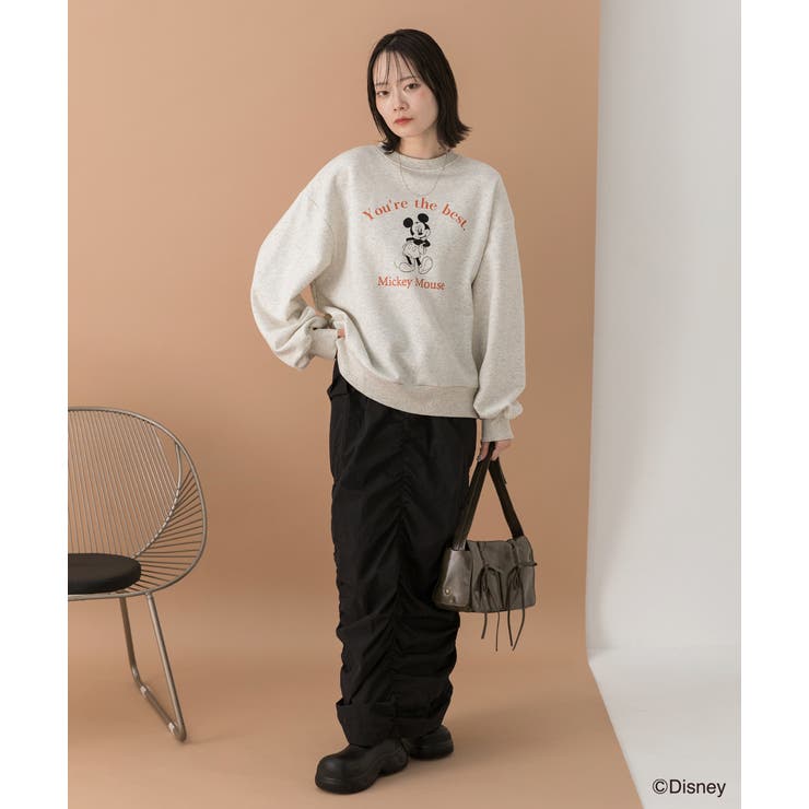 ≪Mickey Mouse≫ 裏毛ビッグプルオーバー | ad thie | 詳細画像5 