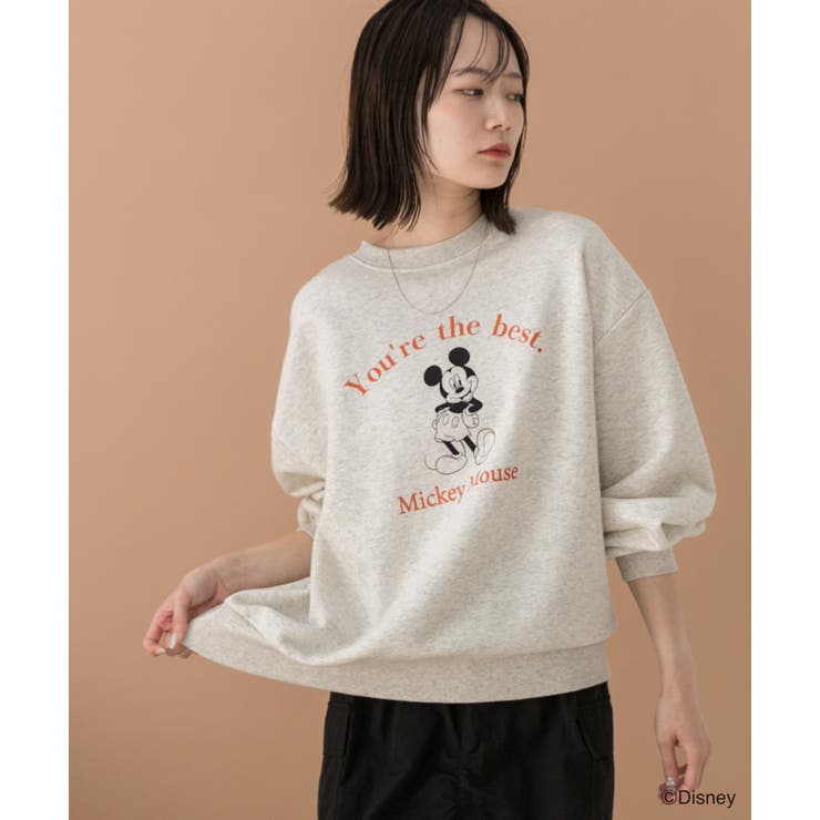 ≪Mickey Mouse≫ 裏毛ビッグプルオーバー | ad thie | 詳細画像6 