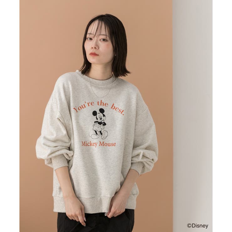 ≪Mickey Mouse≫ 裏毛ビッグプルオーバー | ad thie | 詳細画像8 