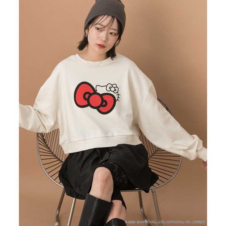 ≪HELLO KITTY≫ リボンデザインショートプルオーバー | ad thie | 詳細画像10 