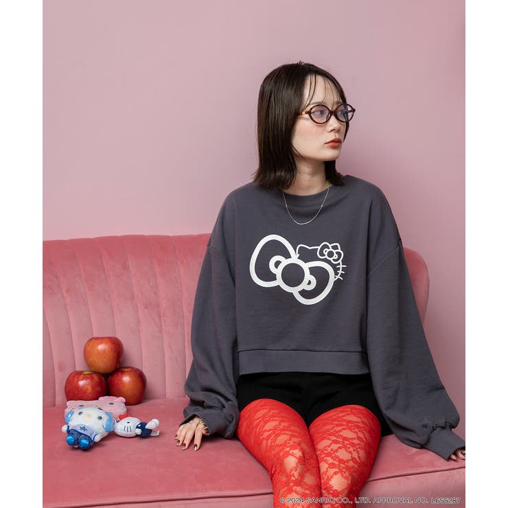 ≪HELLO KITTY≫ リボンデザインショートプルオーバー | ad thie | 詳細画像14 