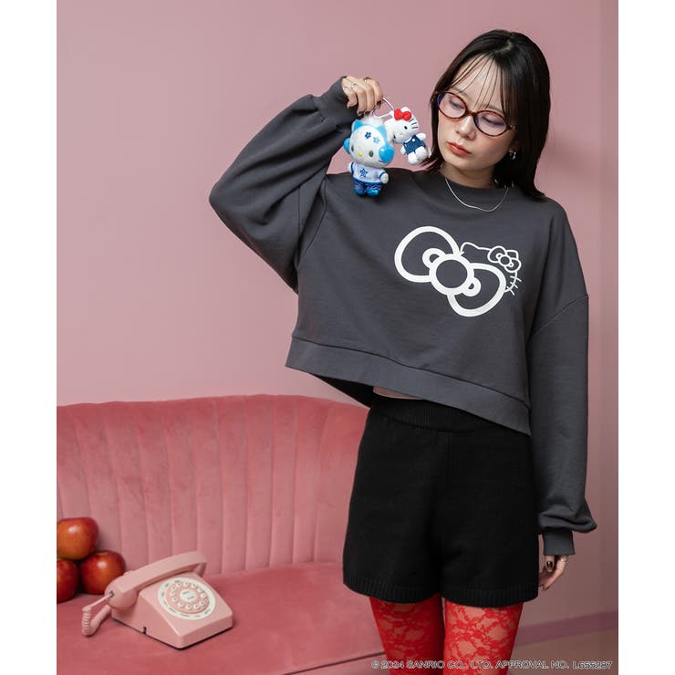 ≪HELLO KITTY≫ リボンデザインショートプルオーバー | ad thie | 詳細画像16 