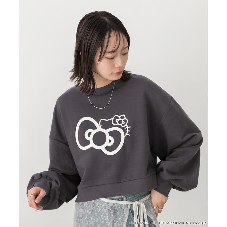 ≪HELLO KITTY≫ リボンデザインショートプルオーバー | ad thie | 詳細画像19 