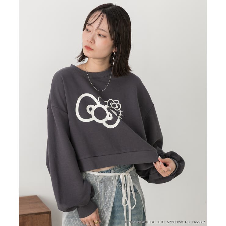 ≪HELLO KITTY≫ リボンデザインショートプルオーバー | ad thie | 詳細画像21 