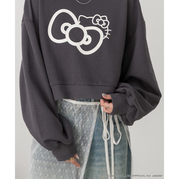 ≪HELLO KITTY≫ リボンデザインショートプルオーバー | ad thie | 詳細画像23 