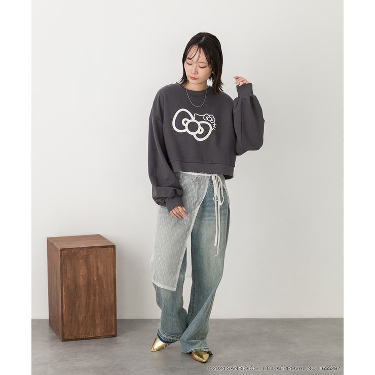 ≪HELLO KITTY≫ リボンデザインショートプルオーバー | ad thie | 詳細画像24 