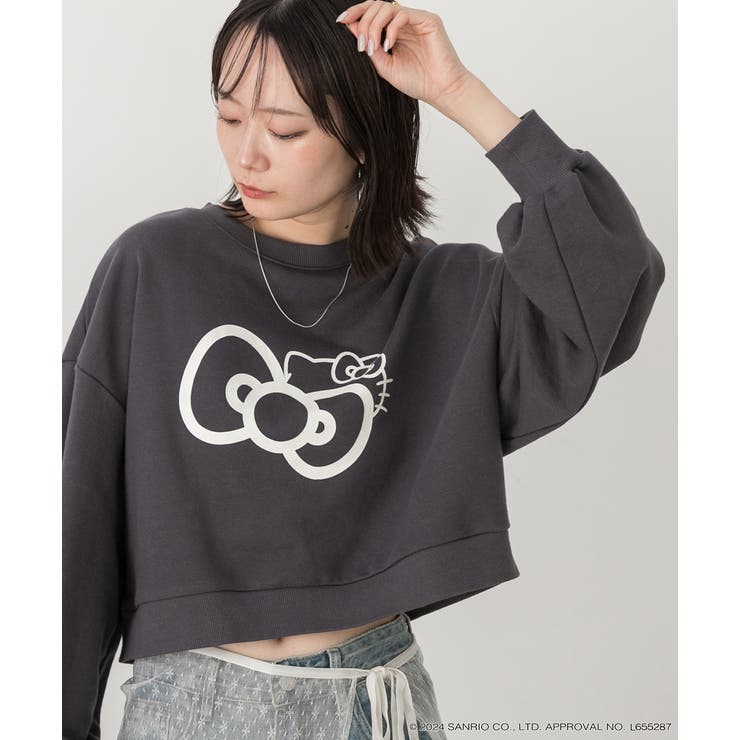≪HELLO KITTY≫ リボンデザインショートプルオーバー | ad thie | 詳細画像25 
