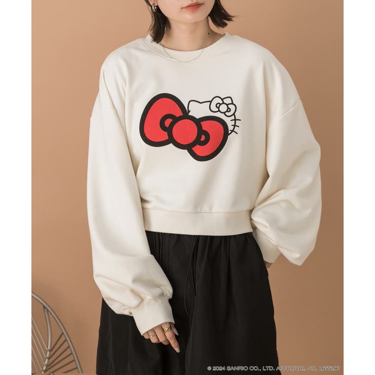 ≪HELLO KITTY≫ リボンデザインショートプルオーバー | ad thie | 詳細画像6 