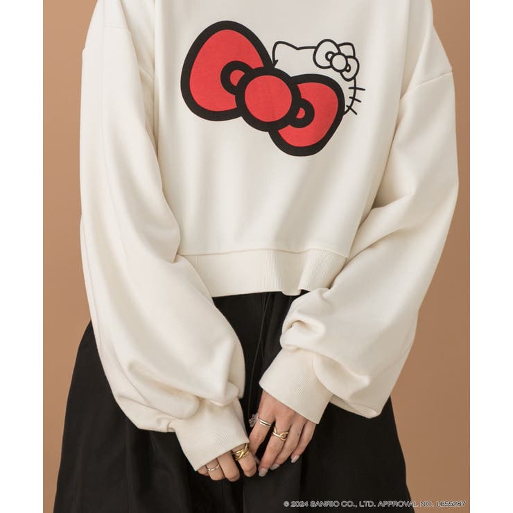 ≪HELLO KITTY≫ リボンデザインショートプルオーバー | ad thie | 詳細画像7 
